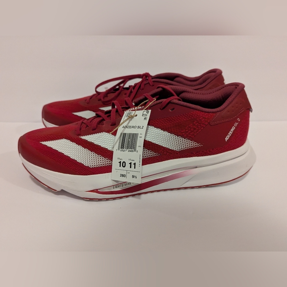 Adidas Adizero SL2 Collegiate Pack - Indiana Hoosiers Men's Size 10 - Picture 2 of 6
